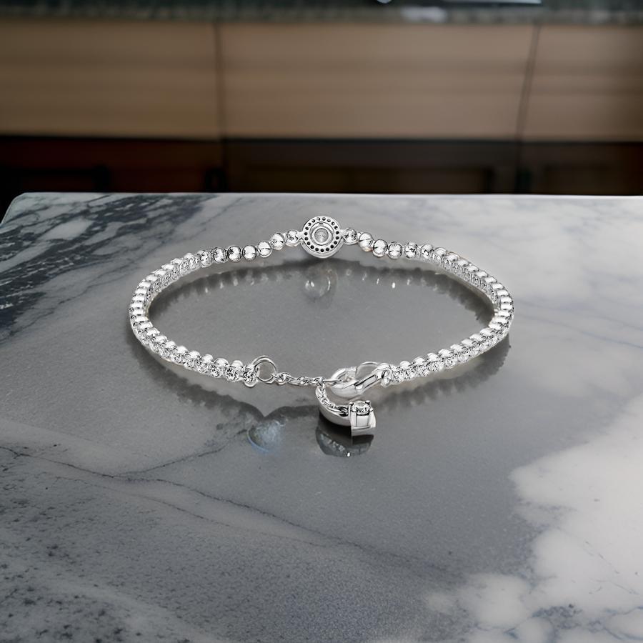 BRACELET HALO EN ARGENT