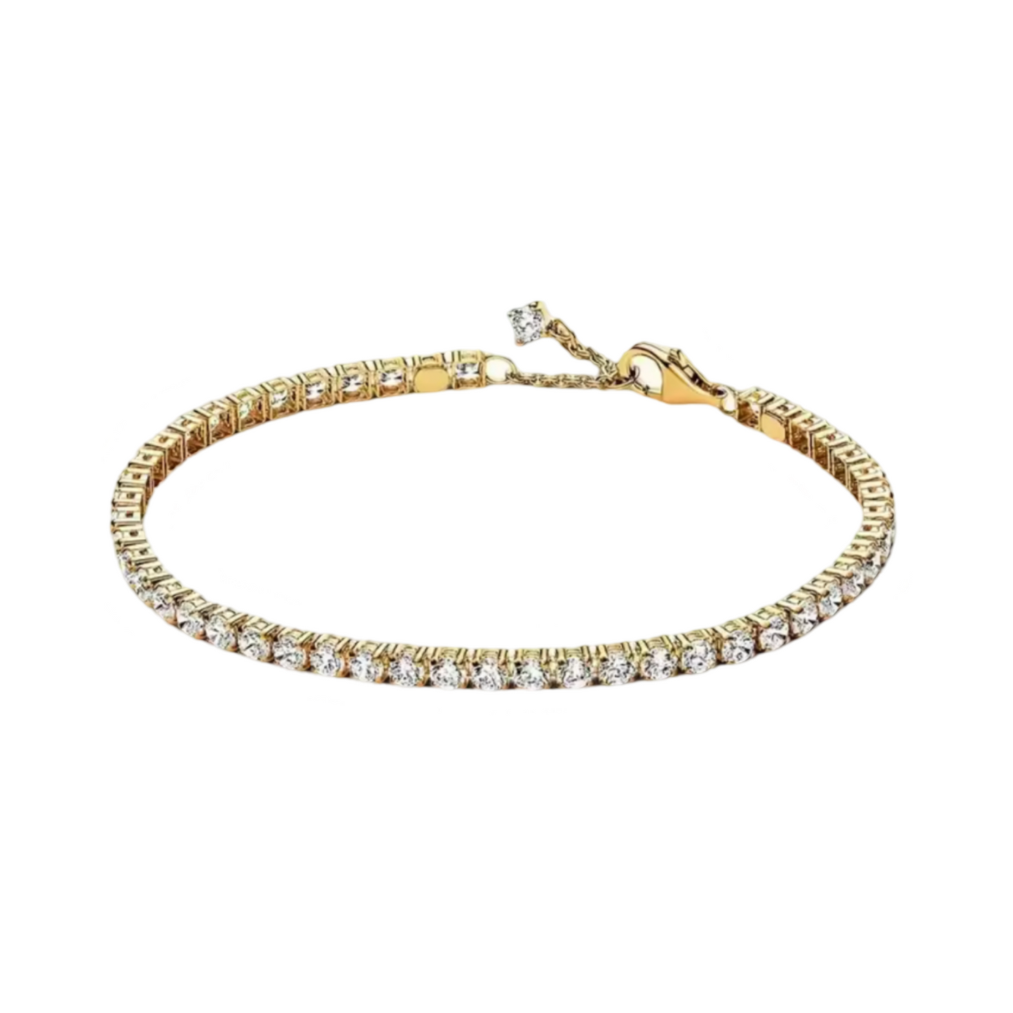GOLD TENNIS BRACELET