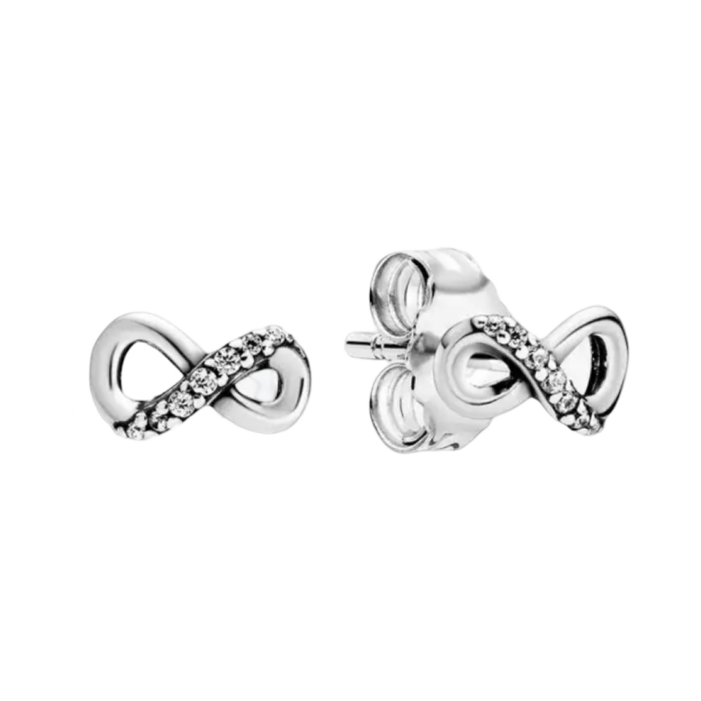CLOUS D'OREILLES SCINTILLANTS INFINITY