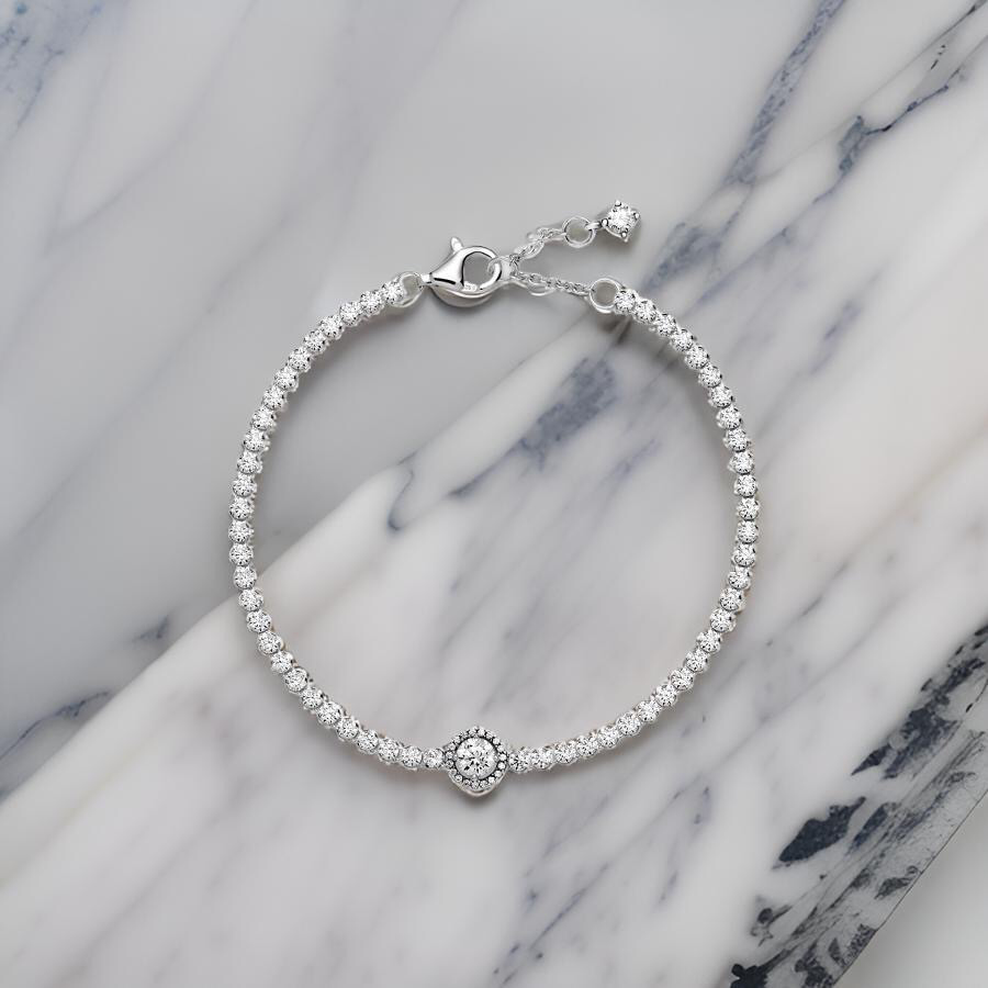 BRACELET HALO EN ARGENT