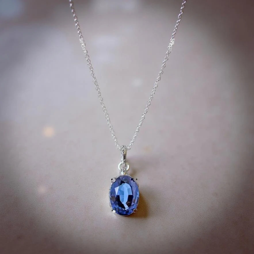 OVAL SAPPHIRE SET