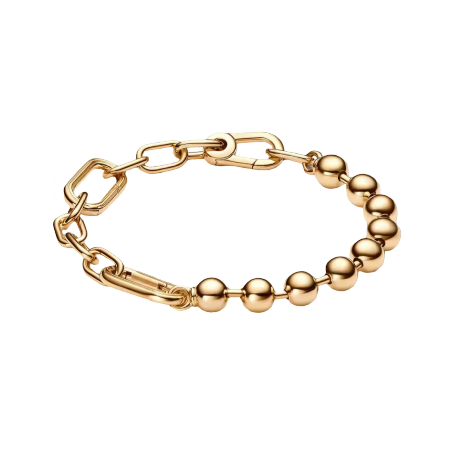 PULSERA ESFERA DORADA