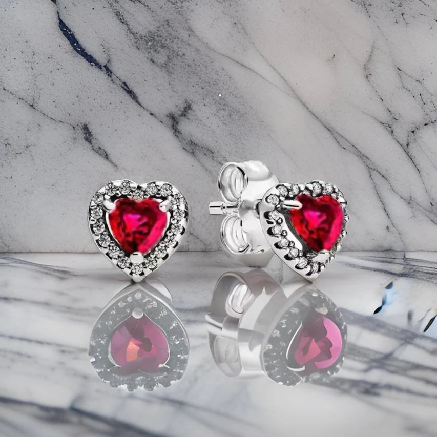 KILLER LOVE HEART STUDS TRIO