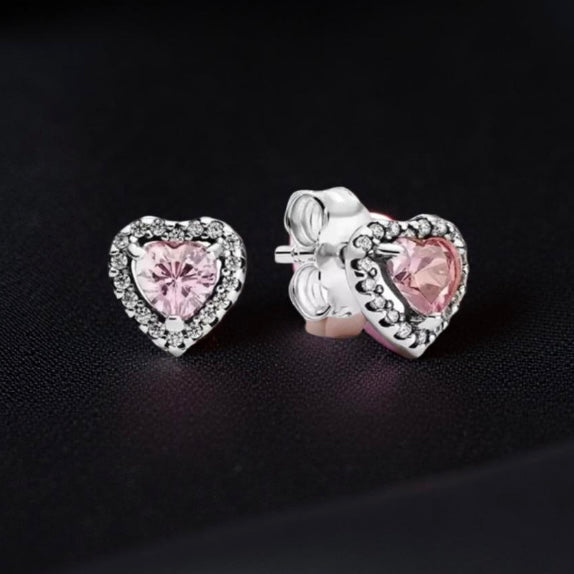 JUEGO DE PENDIENTES BRILLO PLATA