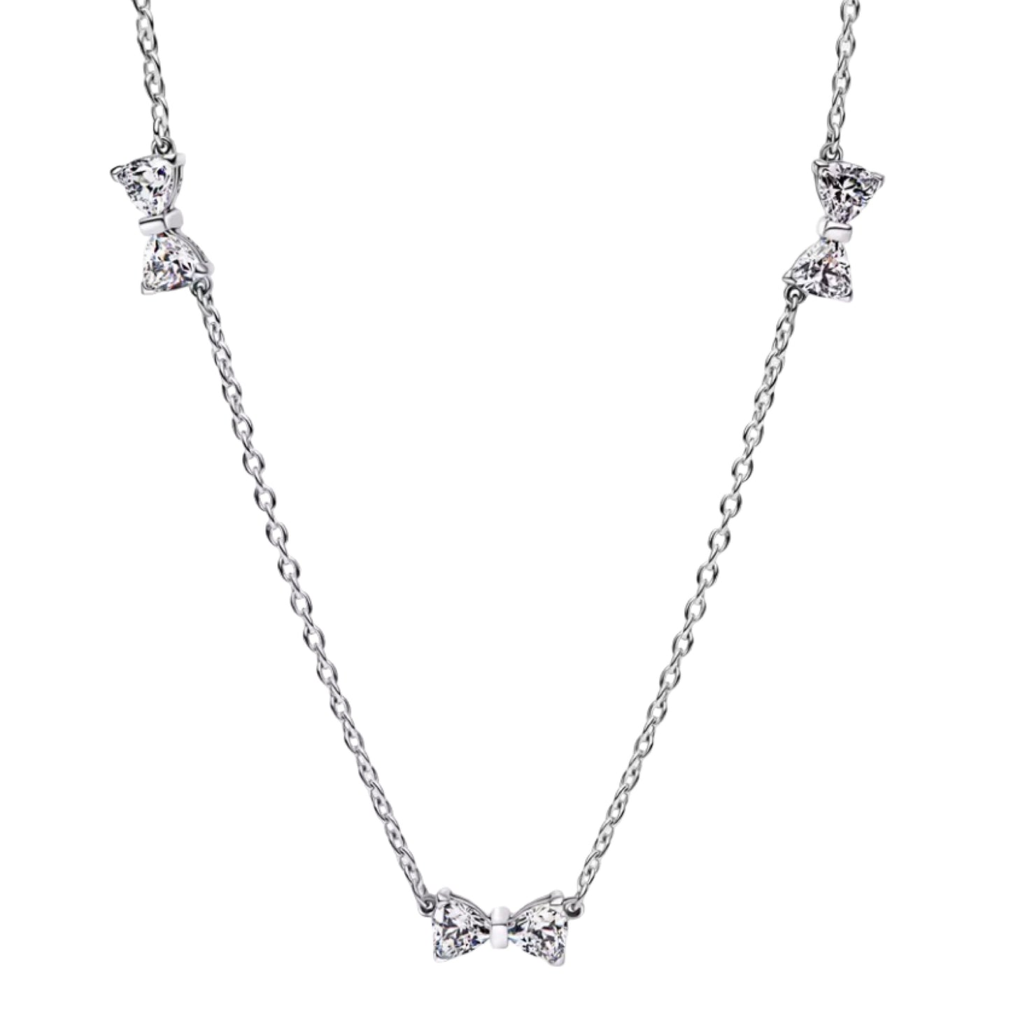 Triple Bow Necklace