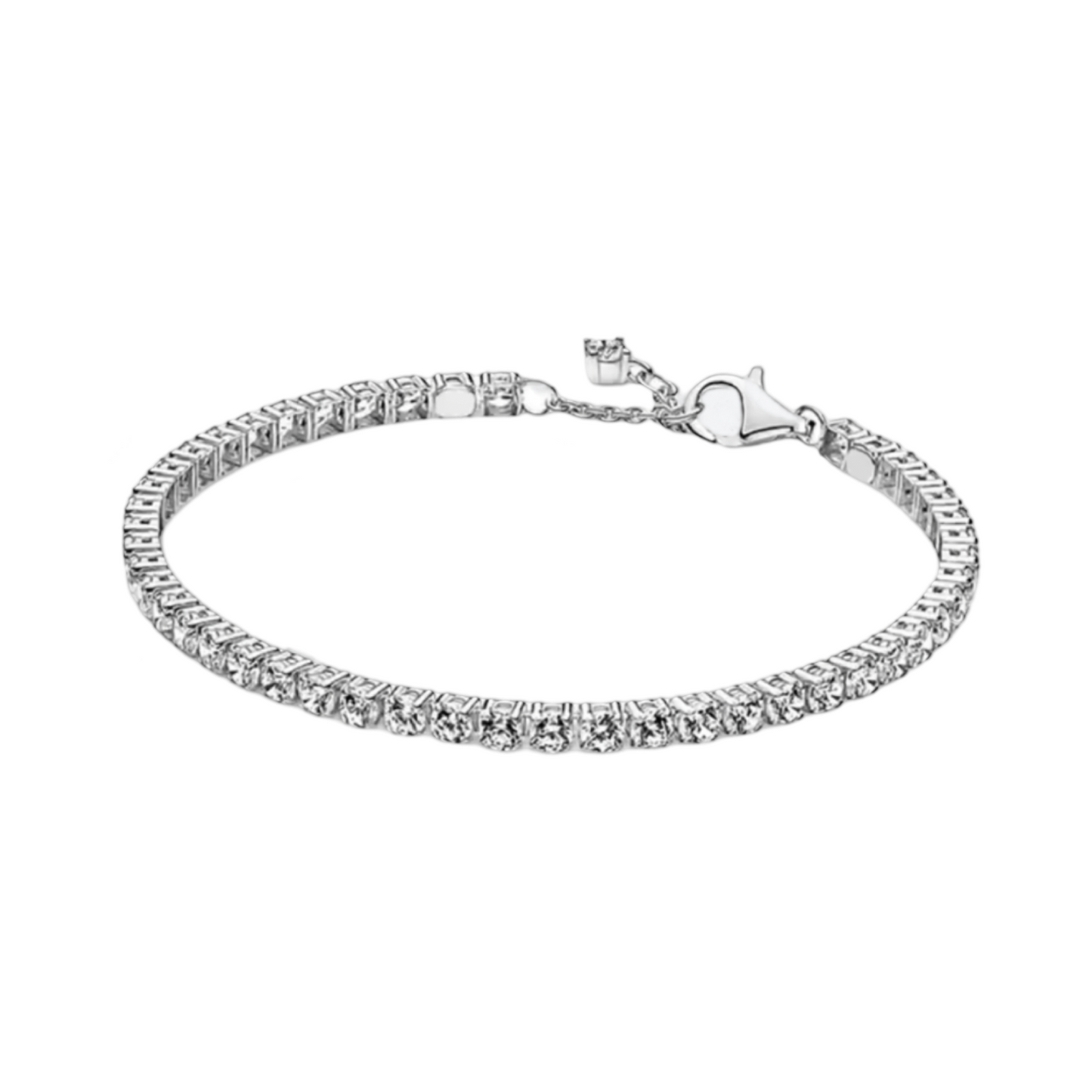 PULSERA DE TENIS DE PLATA