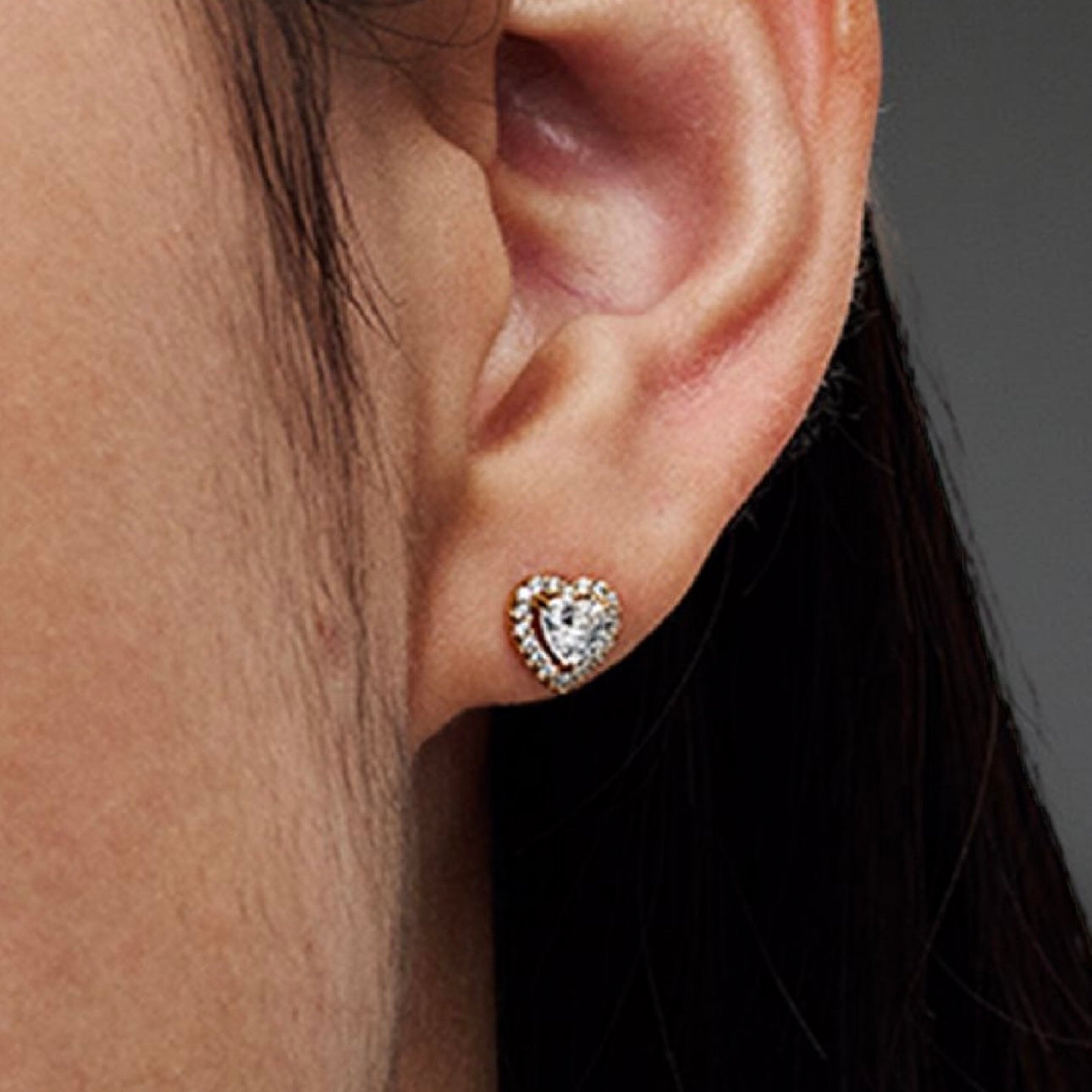 GOLDEN LOVE STUDS