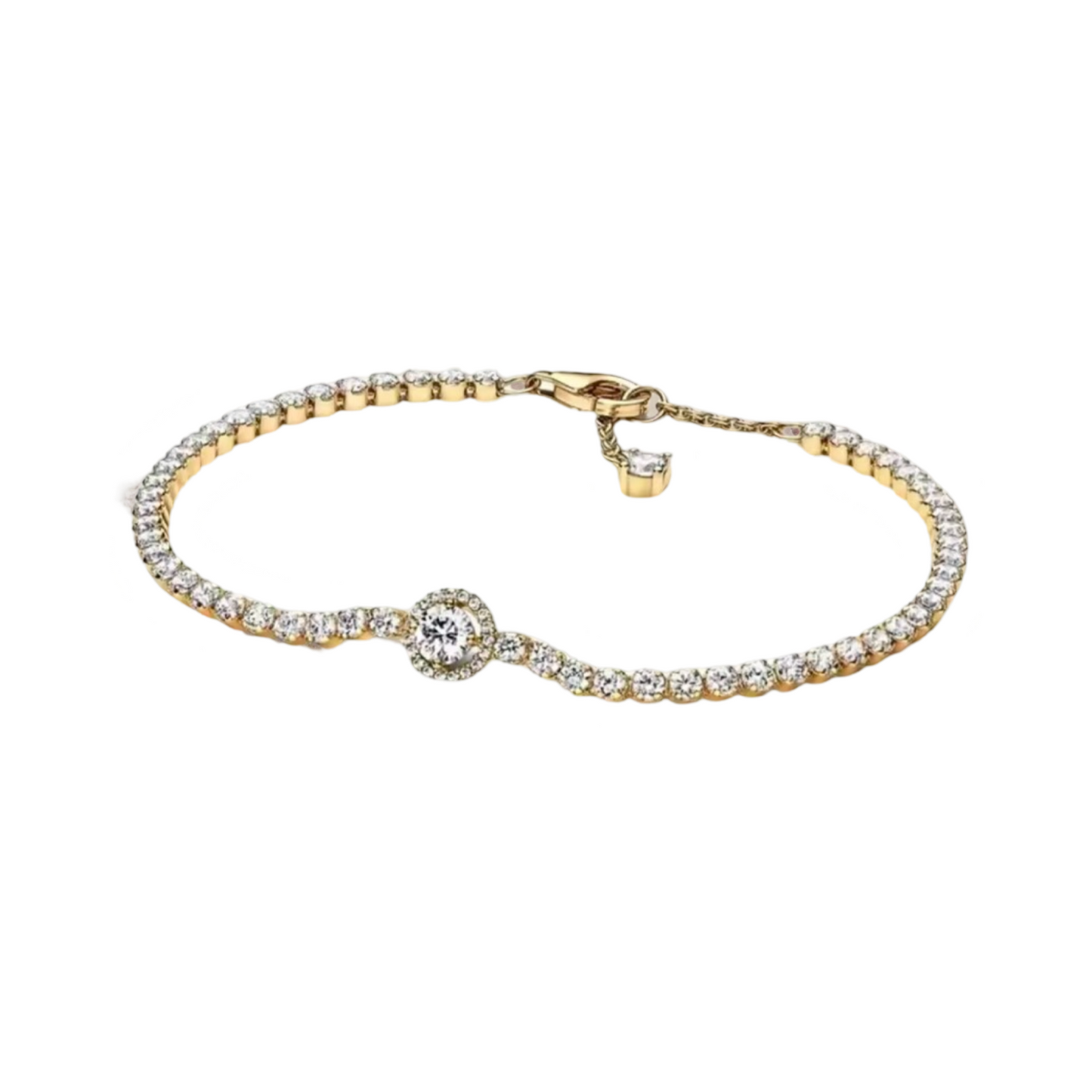PULSERA CON HALO DORADO