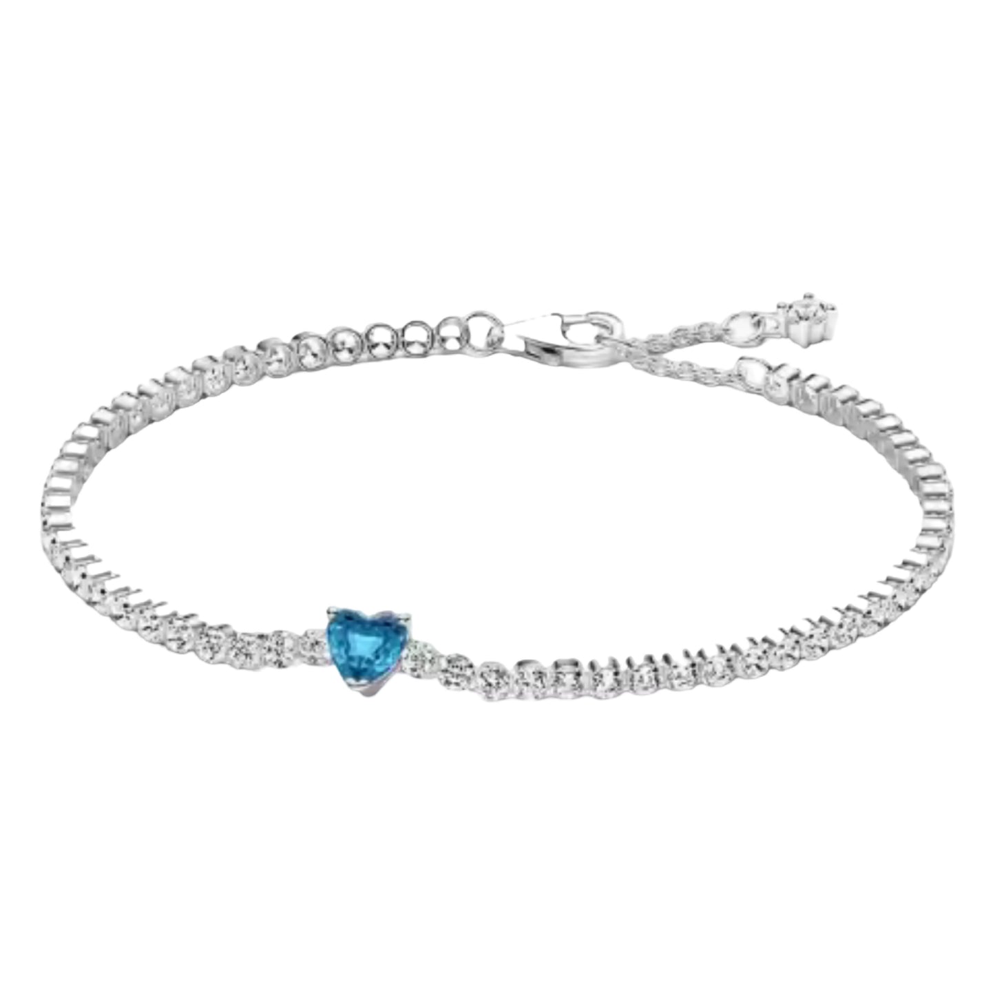 PULSERA DE CORAZÓN DE AMOR CIELO