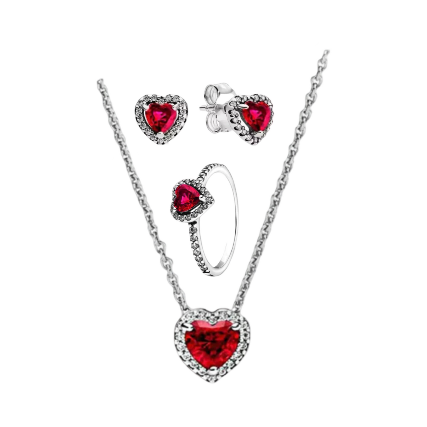 TRIO DE CLOUS D'AMOUR ÉTINCELLES