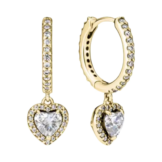 GOLDEN LOVE HOOPS