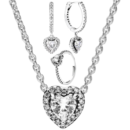 SILVER LOVE HOOP TRIO