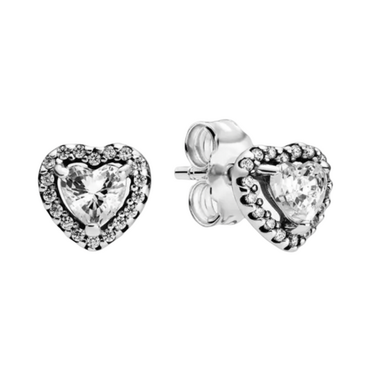SILVER LOVE STUDS