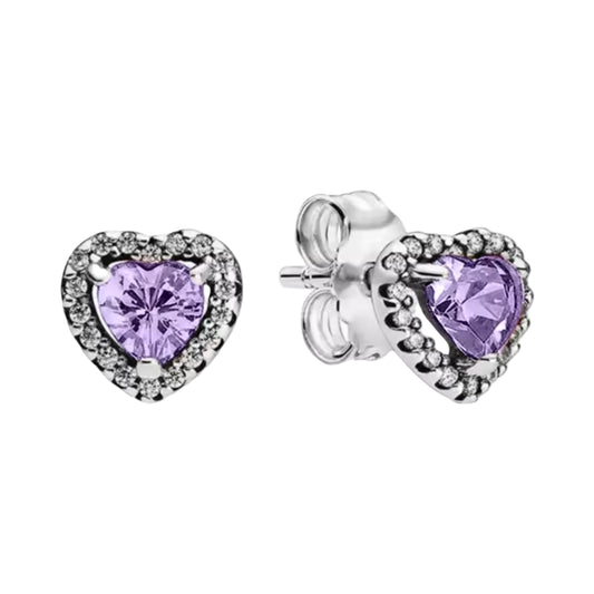 VIOLET LOVE STUDS