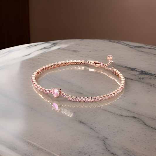 BRACELET CŒUR BRILLANT