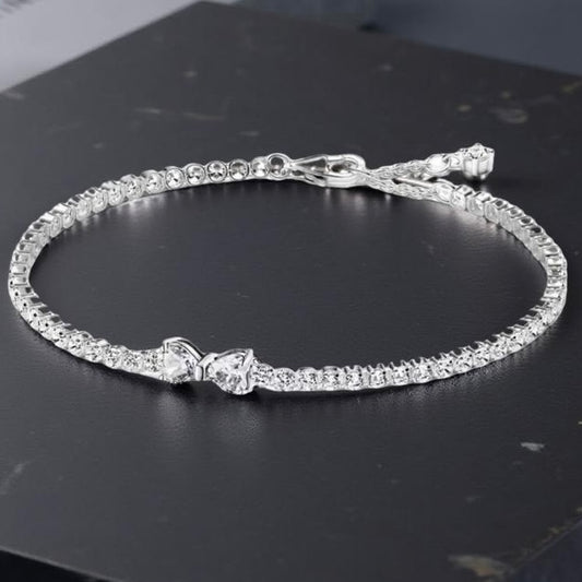 SILVER BOW BRACELET