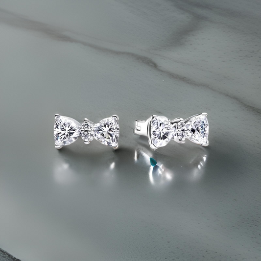 Tachuelas de lazo de plata