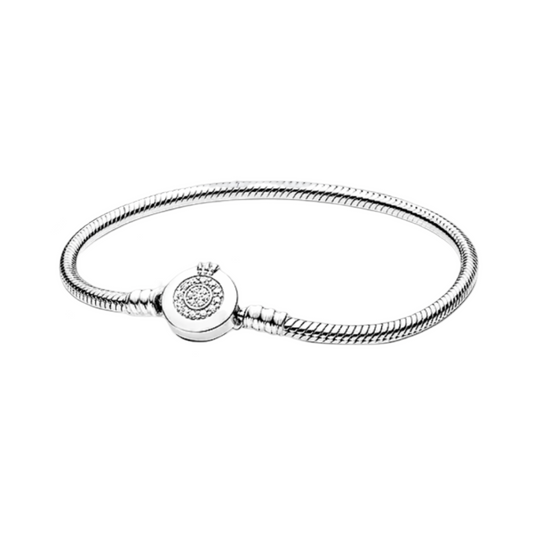 BRACELET COURONNÉ EN ARGENT