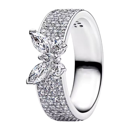 Silver Butterfly Ring