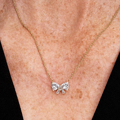 GOLDEN BOW NECKLACE