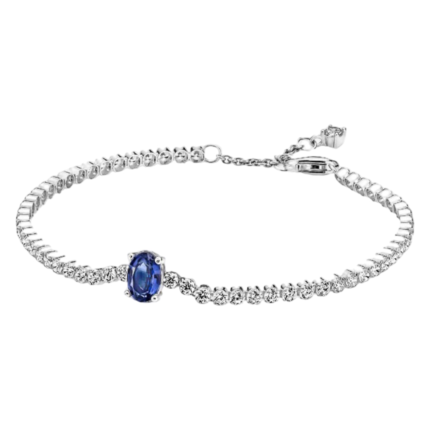 PULSERA DE ZAFIRO OVALADO