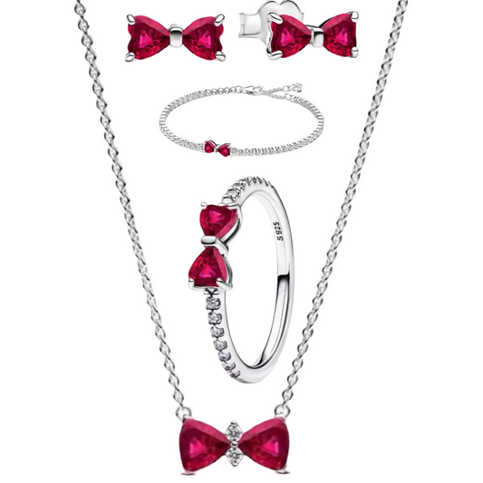 CONJUNTO DE LAZO ROJO