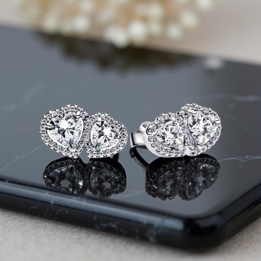 CLOUS D'OREILLES EN ARGENT POUR TOUJOURS