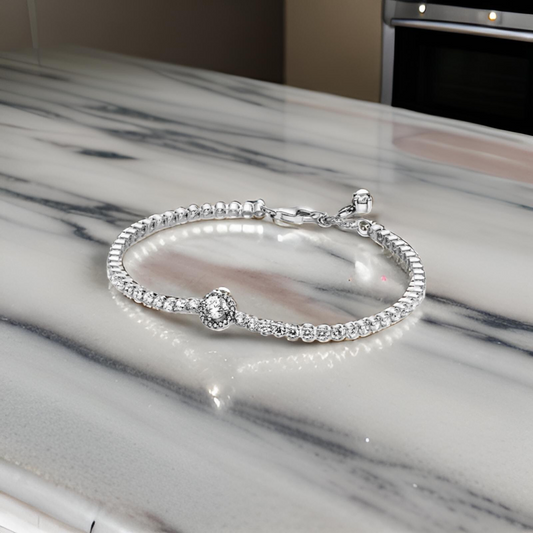 BRACELET HALO EN ARGENT