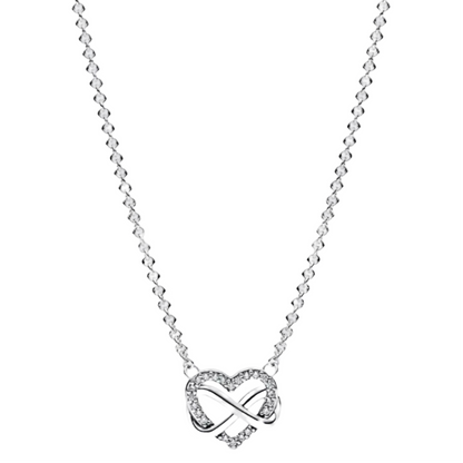 INFINITY HEART NECKLACE