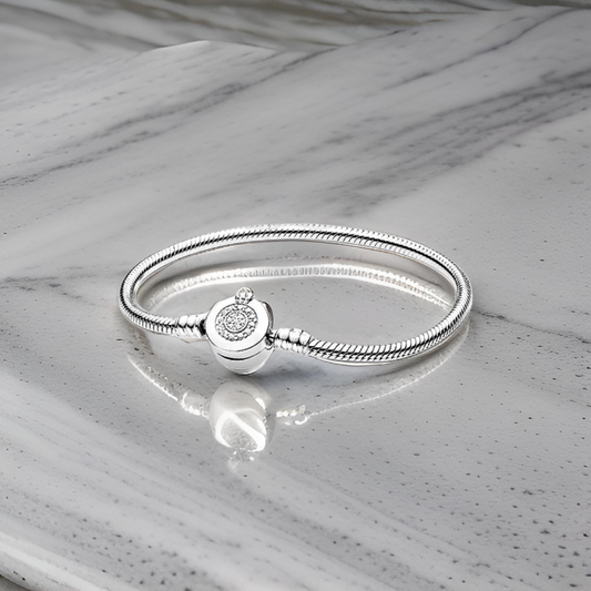 BRACELET COURONNÉ EN ARGENT