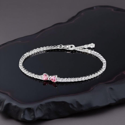 PINK BOW BRACELET