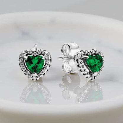 LUSH HEART STUDS TRIO