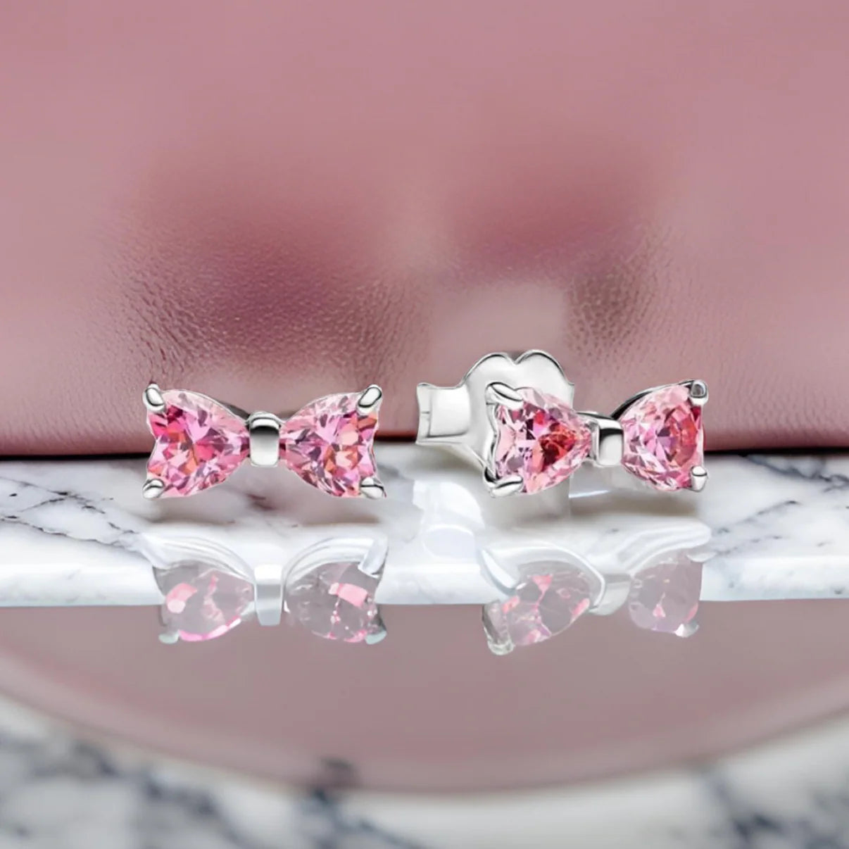 TRIO DE NOEUDS ROSE