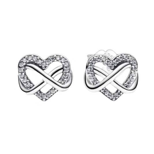 INFINITY HEART STUDS
