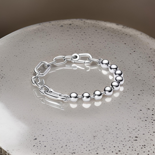 BRACELET SPHÈRE EN ARGENT