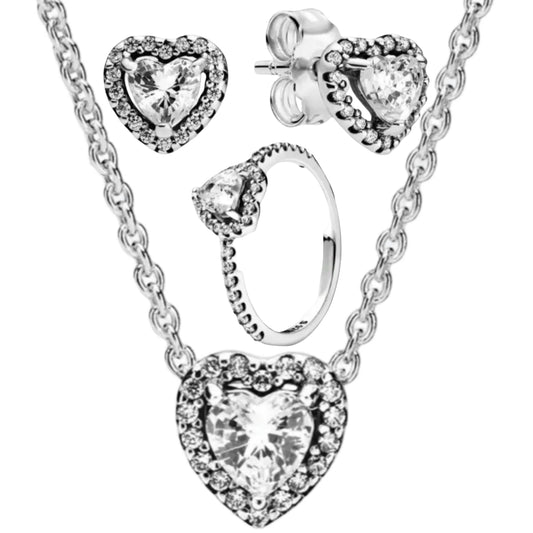 SILVER LOVE STUDS TRIO