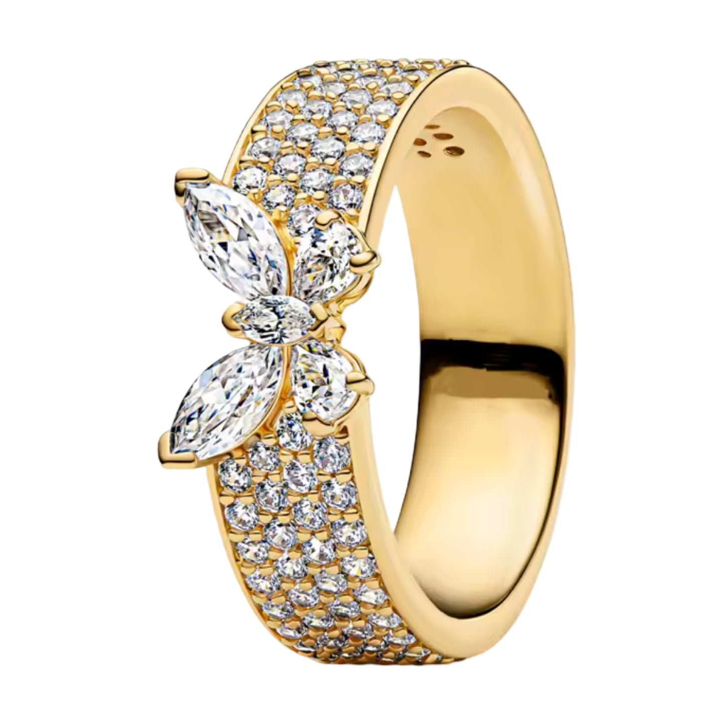 Golden Butterfly Ring